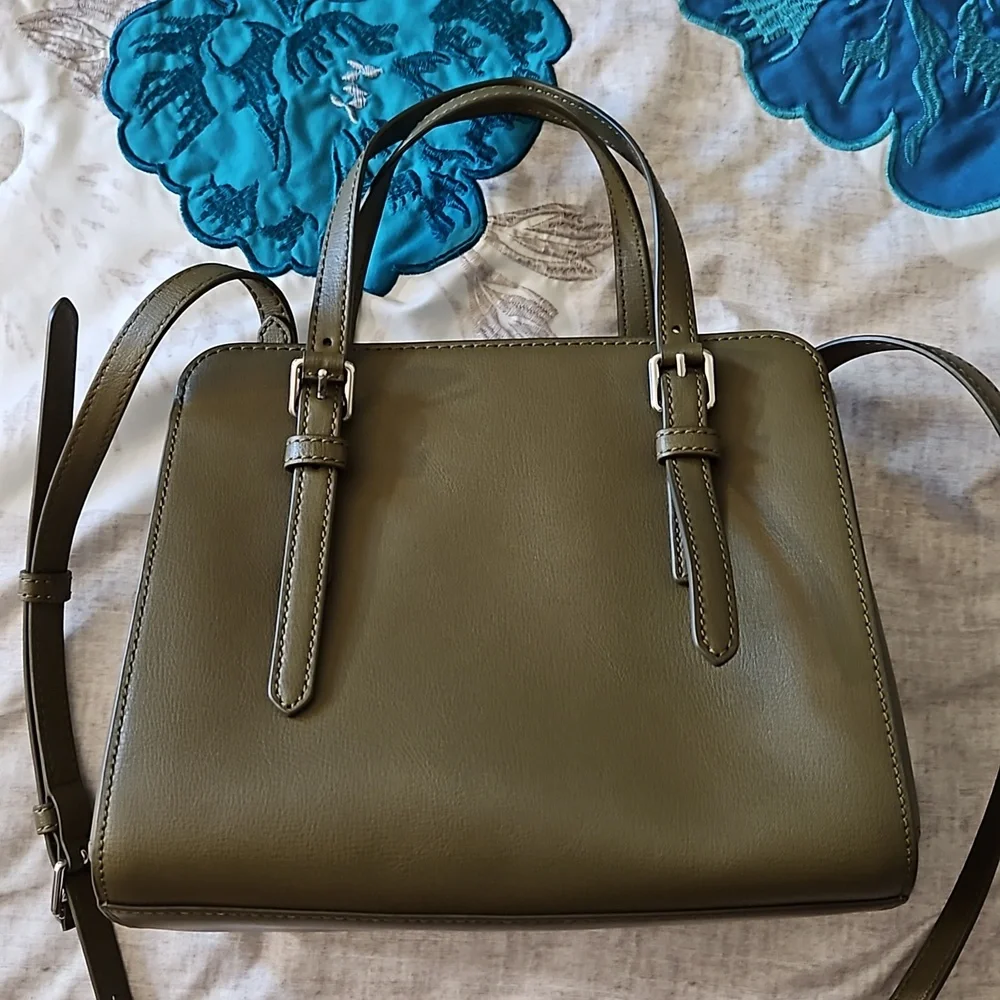 Marc Jacobs Little Big Shot Top Handle Satchel in Medium Green - Picture 6 of 12
